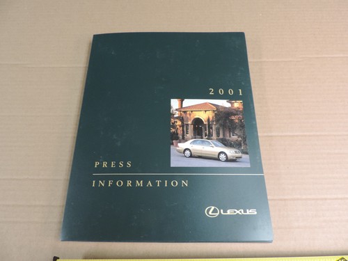 2001 lexus press kit brochure - lexus,