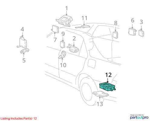 2002 lexus ls430 luggage - ls430, room