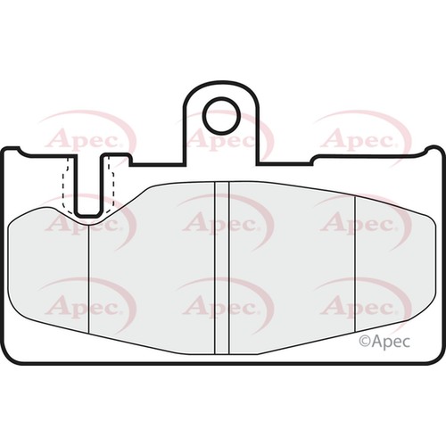 Brake pads set for lexus - set,