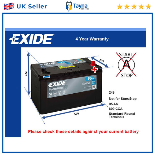 Battery fits lexus - fits, is220d