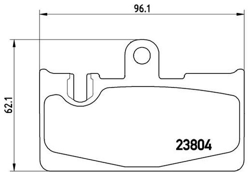 Fits lexus 430 brake - fits, pad