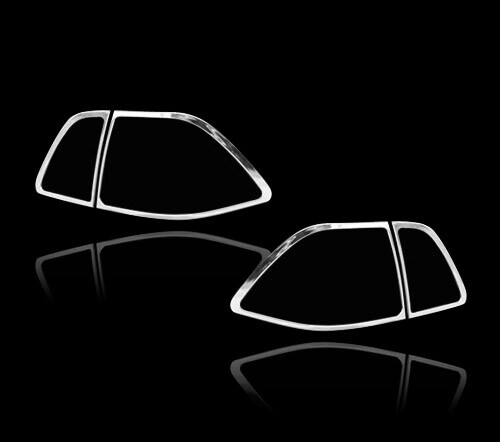 Chrome tailights trim bezel - tailights,
