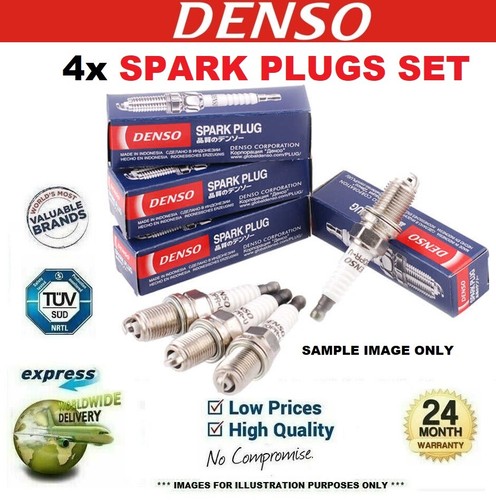 Denso spark plugs for lexus - 4x,